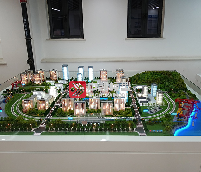 長安大學智能城市交通沙盤